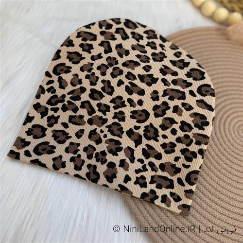 کلاه پلنگی دخترانه کد 66550