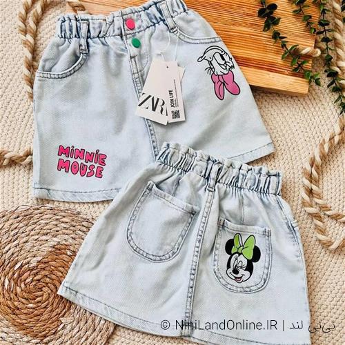 دامن جین میکیموس زارا کد 2848