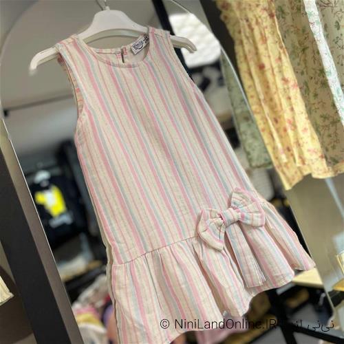 پیراهن دخترانه تابستانه ترک کد 3803