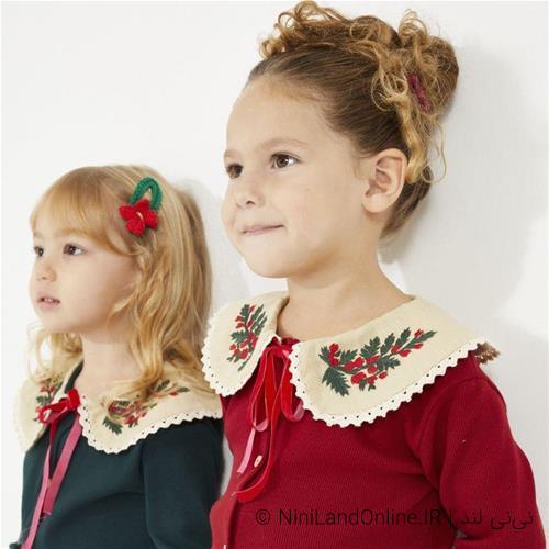 بلوز شلوار گلدوزی بی بی یقه زارا ترک کد 566134