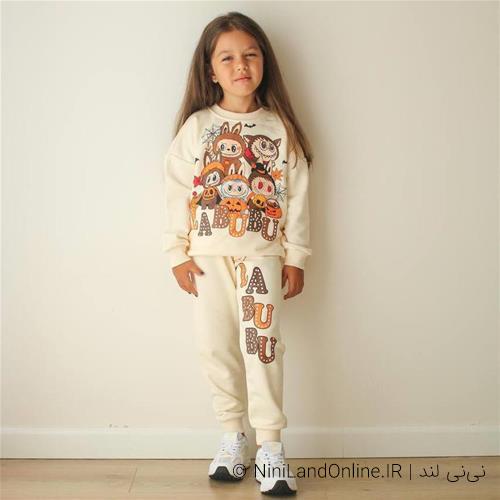 وتیکه دورس شلوار لبوبو و دوستان جدید سه نخ ترک کد 18335