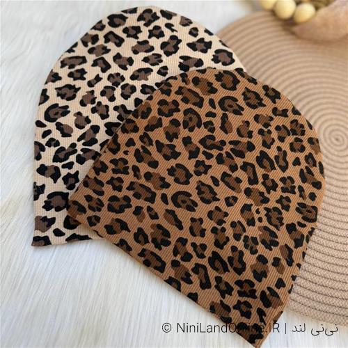 کلاه پلنگی دخترانه کد 66550