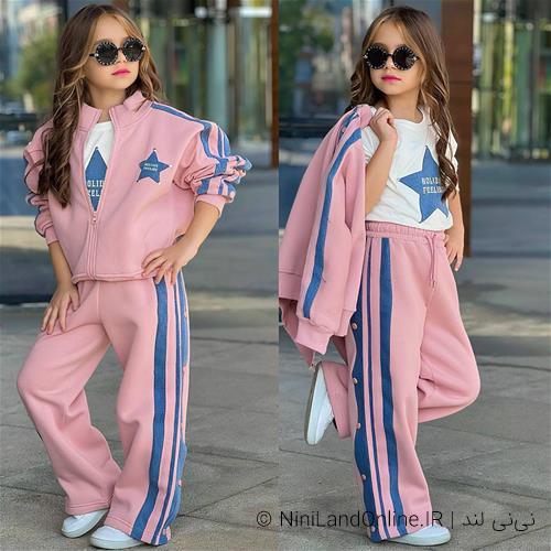 سه تیکه کرکدار ستاره ترک 4-15سال کد 18646