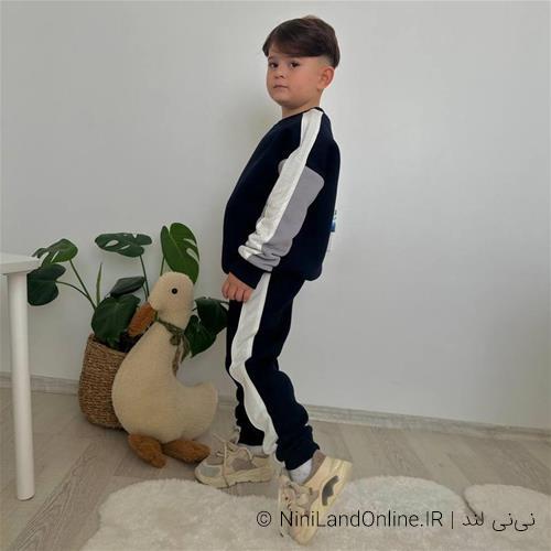 بلوز شلوار دورس کرکدار پسرانه ترک کد 525456