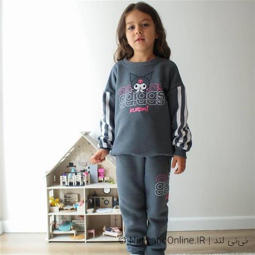 دو تیکه کرکدار طرح کرومی طرح اسلش ترک کد 88330