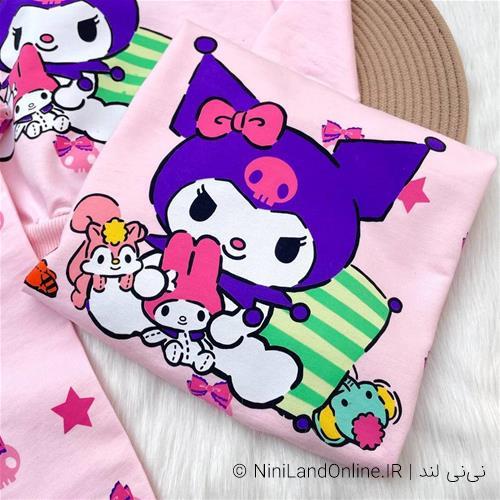 بلوز شلوار طرح کرومی کد 3311