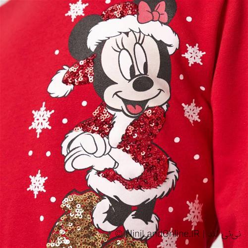 ست دو تیکه بلوز دامن استردار کرکدار خفیف کریسمسی کاج ترک کد 18721