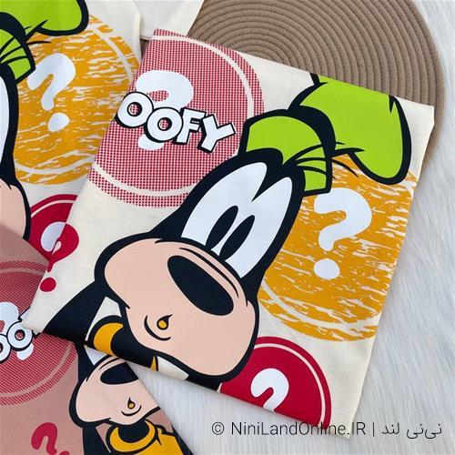 تیشرت شلوارک پسرانه طرح گوفی کد3719