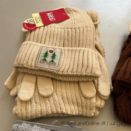 ست شال و کلاه لاینردار کیتی 2418008008