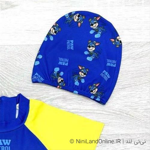 مایو سرهمی پسرانه طرح سگهای نگهبان کد 10112