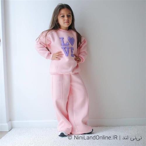 بلوز شلوار دورس تو کرکی طرح لاو ترک کد 77880