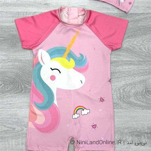 مایو دخترانه طرح تکشاخ کد 10110