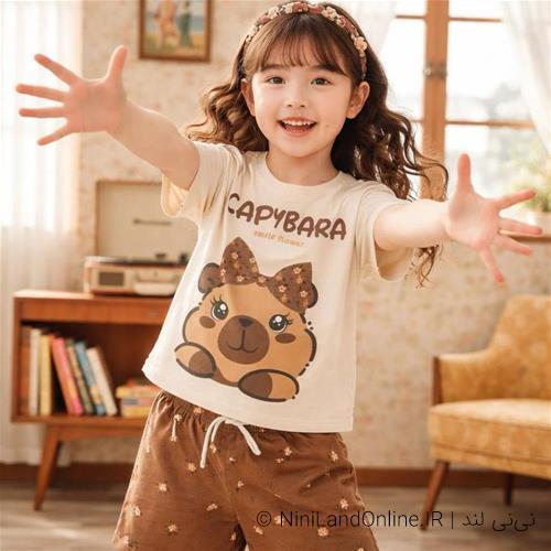 دو تیکه تابستانه دخترانه capybara ترک کد 007887