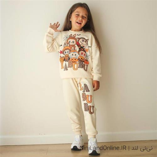 وتیکه دورس شلوار لبوبو و دوستان جدید سه نخ ترک کد 18335