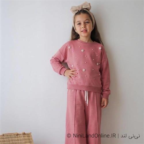 دو تیکه پاییزه دخترانه نگین دار ترک کد 78965898