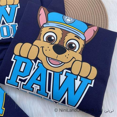 بلوز شلوار اسلش پسرانه طرح سگ های نگهبان کد2801