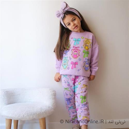 دو تیکه دخترانه طرح لبوبو ترک کد183020