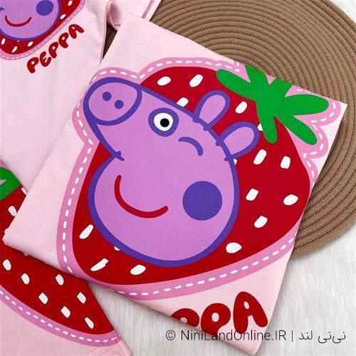 تیشرت شلوارک پپا پیگ تابستانه کد 59773
