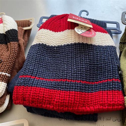 ست شال و کلاه لایندار مارک کیتی کد 2418011018